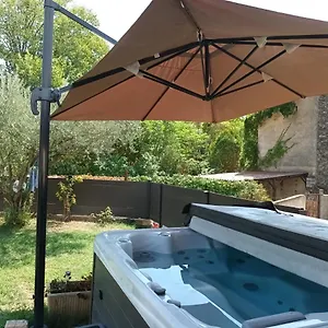 D'hotes & Jacuzzi - A L'ombre Des Amandiers Frühstückspension Saint-Martin-dʼArdèche
